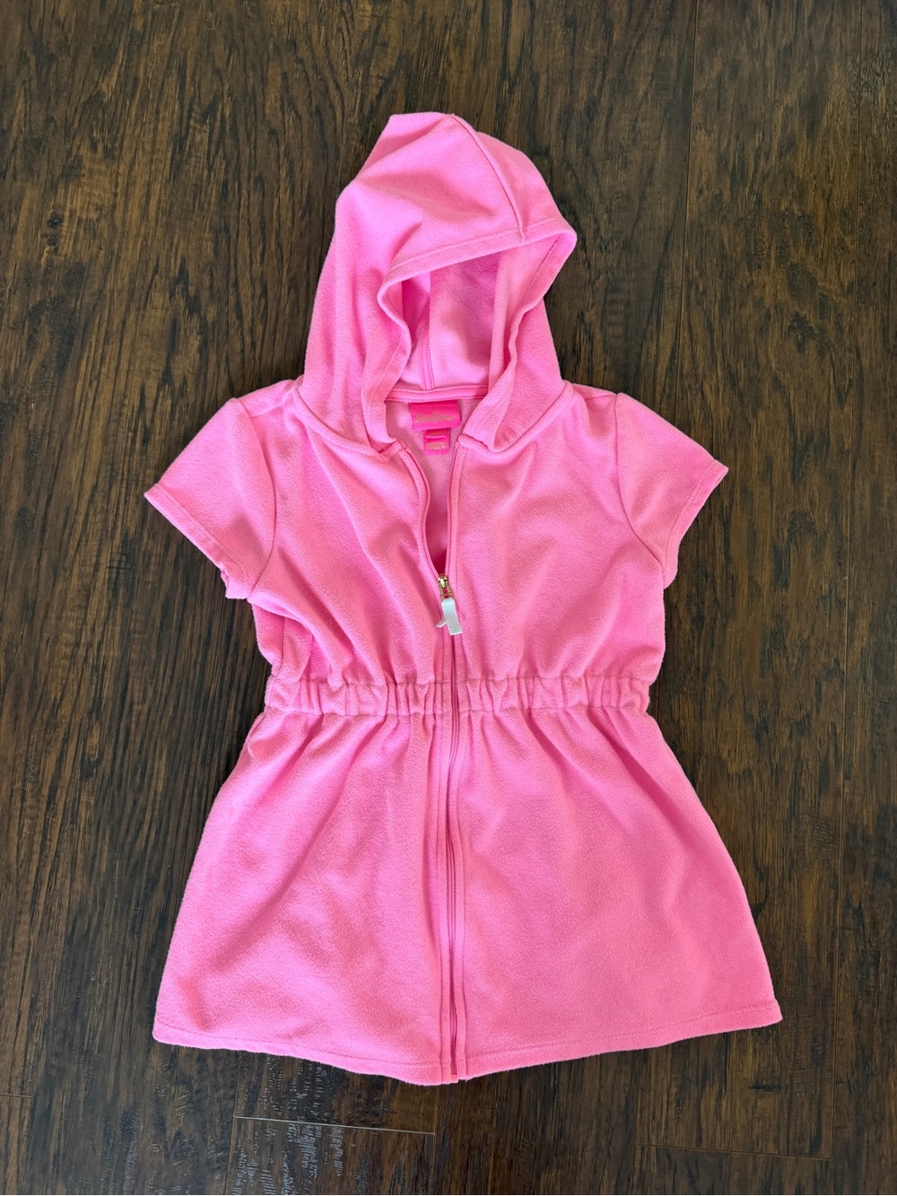 Lilly Pulitzer Bright Pink Swim Cover Up Sz 4/5 (Small)